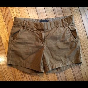 J. Crew Women’s Brown Chino Shorts | Size 4
